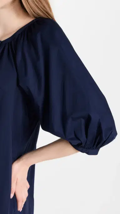 Staud Mini Vincent Dress Navy | Thumbnail 6