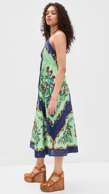 FARM Rio Fruit Beauty Faded Green Maxi Dress Fruit Beauty Faded Green | Thumbnail 4 FARM Rio Fruit Beauty Faded Green Maxi Dress Fruit Beauty Faded Green | Thumbnail 4