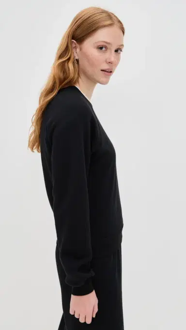 Éterne Shrunken Raglan Sweatshirt Black | Thumbnail 5 Éterne Shrunken Raglan Sweatshirt Black | Thumbnail 5