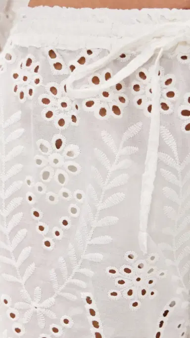 Natalie Martin Collection Jasper Shorts Athena Embroidery Salt | Thumbnail 6 Natalie Martin Collection Jasper Shorts Athena Embroidery Salt | Thumbnail 6