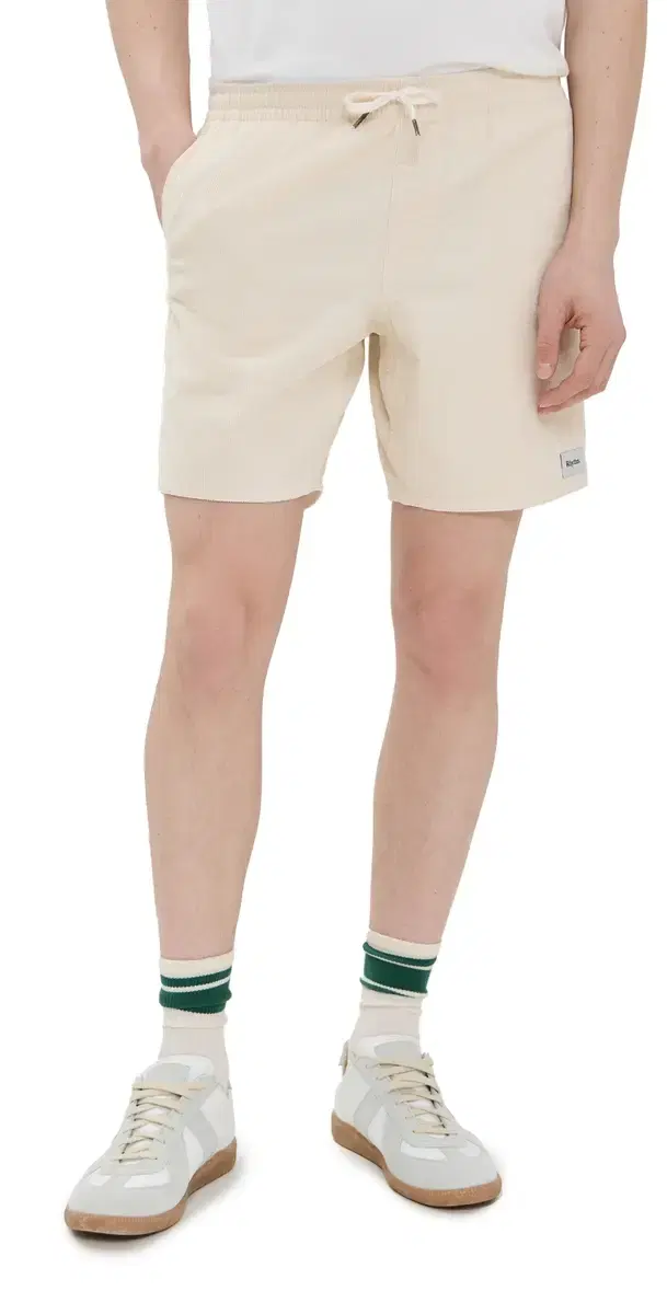 Classic Cord Jam Shorts 7 Vintage White