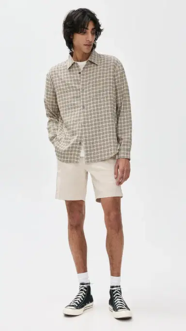 Faherty Essential Chino Shorts 7 Stone 36 | Thumbnail 2 Faherty Essential Chino Shorts 7 Stone 36 | Thumbnail 2