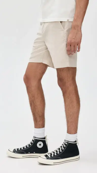 Faherty Essential Chino Shorts 7 Stone 36 | Thumbnail 5 Faherty Essential Chino Shorts 7 Stone 36 | Thumbnail 5