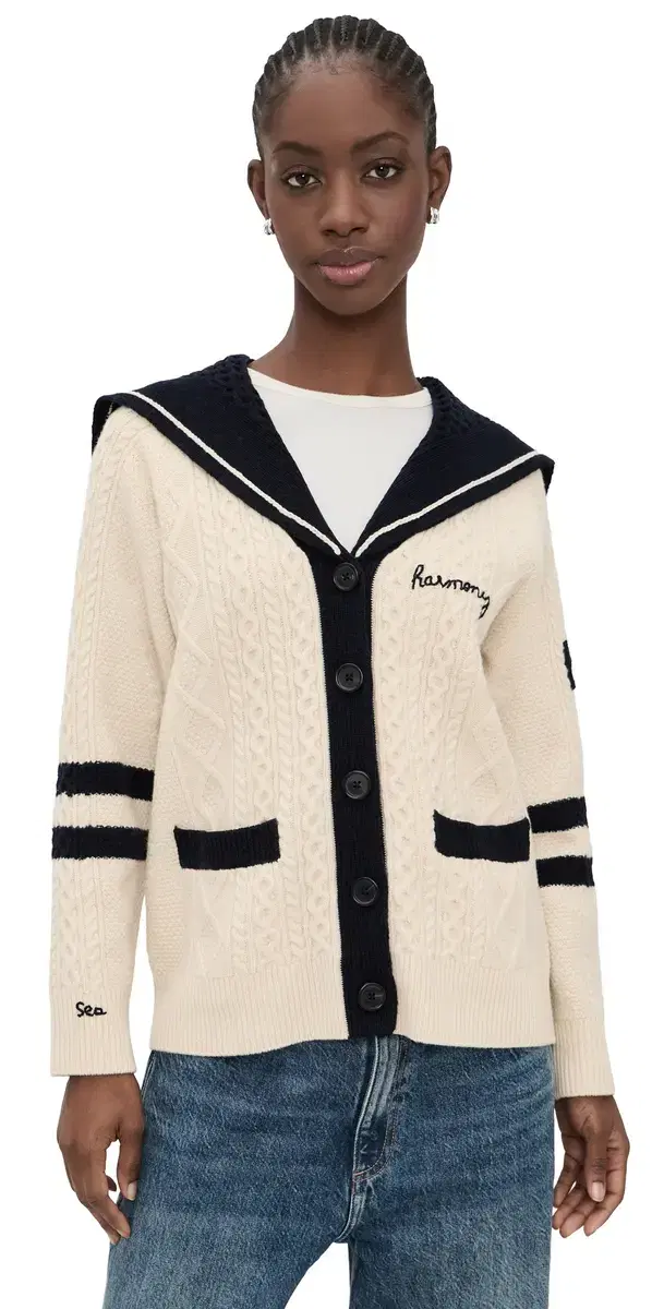 aren Knit Cardigan Cream