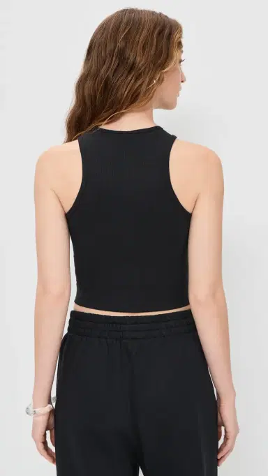 Adidas Essentials Rib Tank Black M | Thumbnail 3
