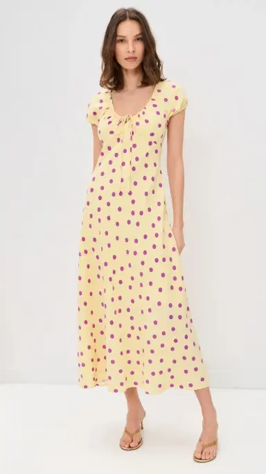 MAUDE CLUB Natasha Dress Yellow Purple | Thumbnail 2 MAUDE CLUB Natasha Dress Yellow Purple | Thumbnail 2
