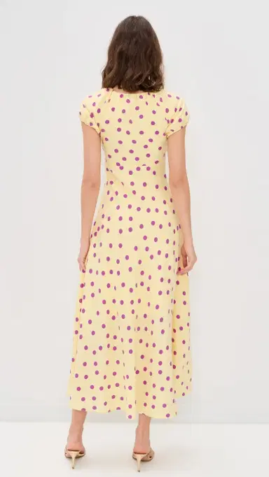 MAUDE CLUB Natasha Dress Yellow Purple | Thumbnail 3 MAUDE CLUB Natasha Dress Yellow Purple | Thumbnail 3