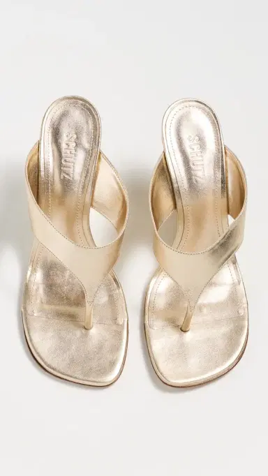 Schutz Maya Sandals Platina | Thumbnail 5