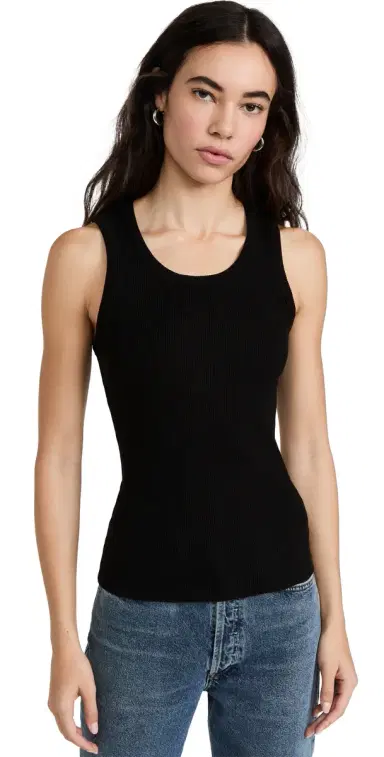 AGOLDE Poppy Tank Black M | Thumbnail 1
