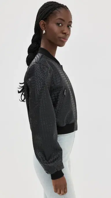 LIONESS Allure Woven Bomber Jacket | Thumbnail 4 LIONESS Allure Woven Bomber Jacket | Thumbnail 4