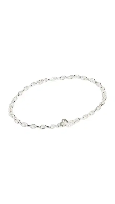 Gorjana Parker Heart Mini Bracelet Silver One Size | Thumbnail 5