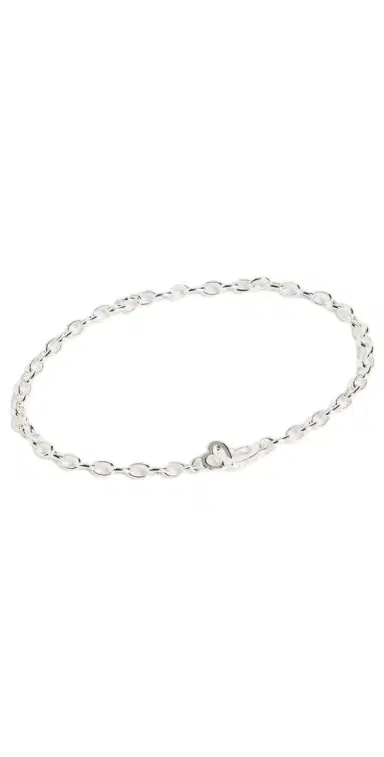 Gorjana Parker Heart Mini Bracelet Silver One Size | Thumbnail 1