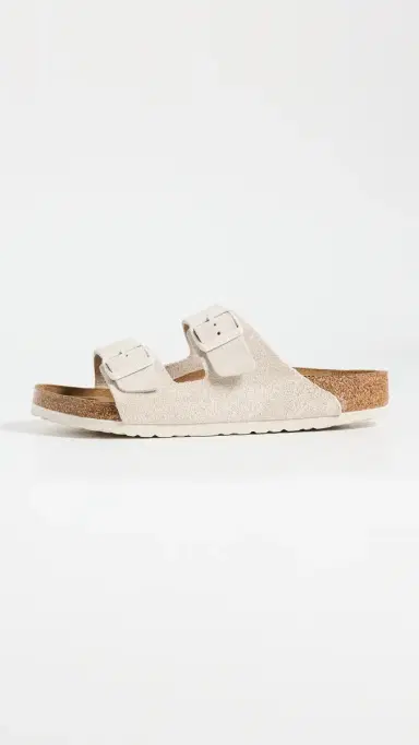 Birkenstock Arizona Soft Footbed Sandals Antique White 45 | Thumbnail 6