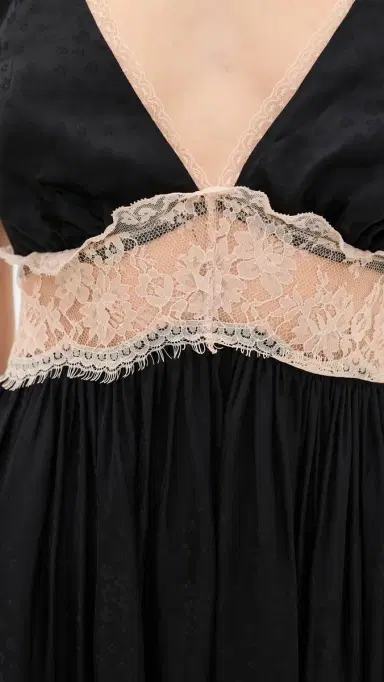 Sea Ethel Solid Mini Dress Black | Thumbnail 6