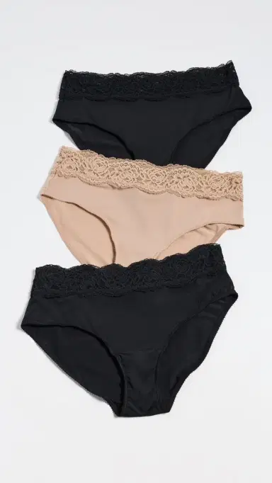 Skarlett Blue Divine Hipster 3 Pack Black/Nylon S | Thumbnail 2