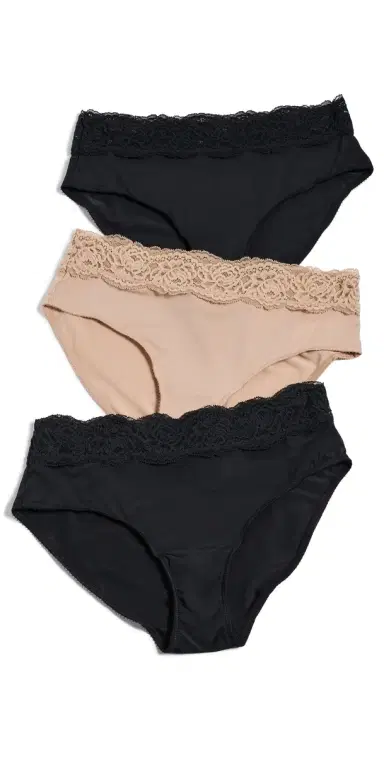 Skarlett Blue Divine Hipster 3 Pack Black/Nylon S | Thumbnail 1