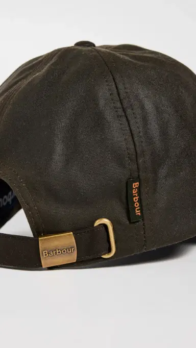 Barbour Wax Sports Cap Olive One Size | Thumbnail 4 Barbour Wax Sports Cap Olive One Size | Thumbnail 4