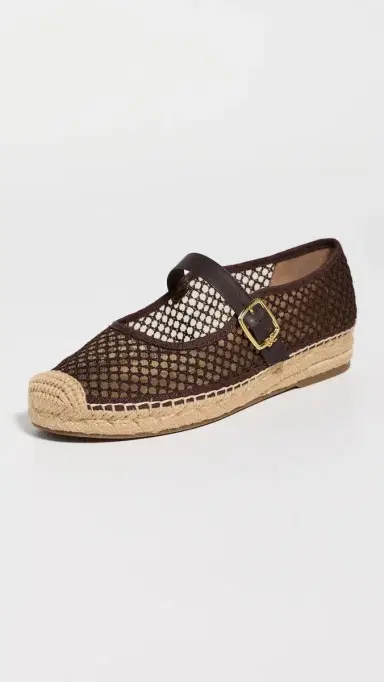 Sam Edelman Mackie Mesh Espadrilles Cafe Noir | Thumbnail 2