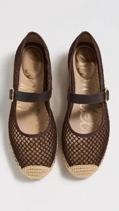 Sam Edelman Mackie Mesh Espadrilles Cafe Noir | Thumbnail 5