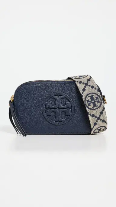 Tory Burch Mini Miller Crossbody Bag Tory Navy One Size | Thumbnail 2