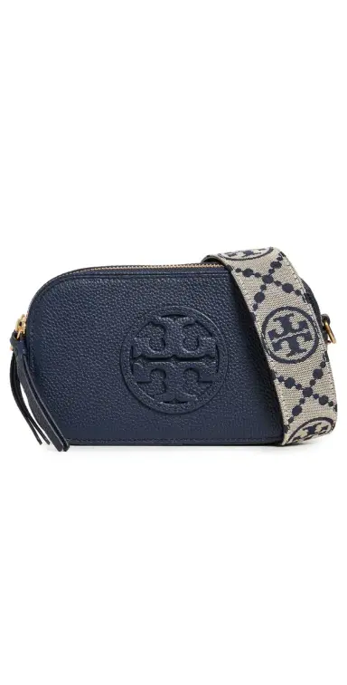 Tory Burch Mini Miller Crossbody Bag Tory Navy One Size | Thumbnail 1