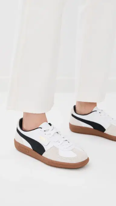 Puma Palermo Leather Sneakers Puma White/Vapor Grey/Gum | Thumbnail 3 Puma Palermo Leather Sneakers Puma White/Vapor Grey/Gum | Thumbnail 3