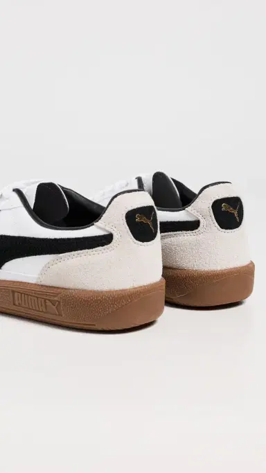 Puma Palermo Leather Sneakers Puma White/Vapor Grey/Gum | Thumbnail 4 Puma Palermo Leather Sneakers Puma White/Vapor Grey/Gum | Thumbnail 4