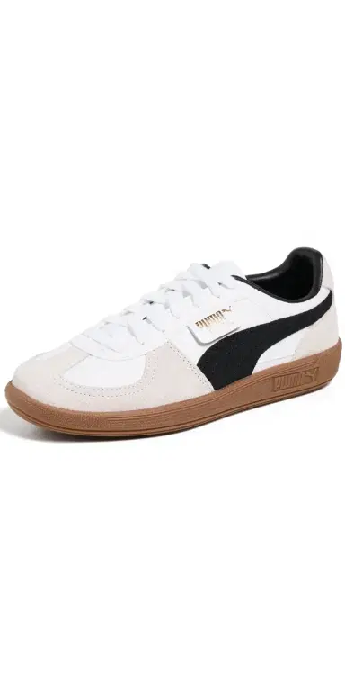 Puma Palermo Leather Sneakers Puma White/Vapor Grey/Gum | Thumbnail 1 Puma Palermo Leather Sneakers Puma White/Vapor Grey/Gum | Thumbnail 1