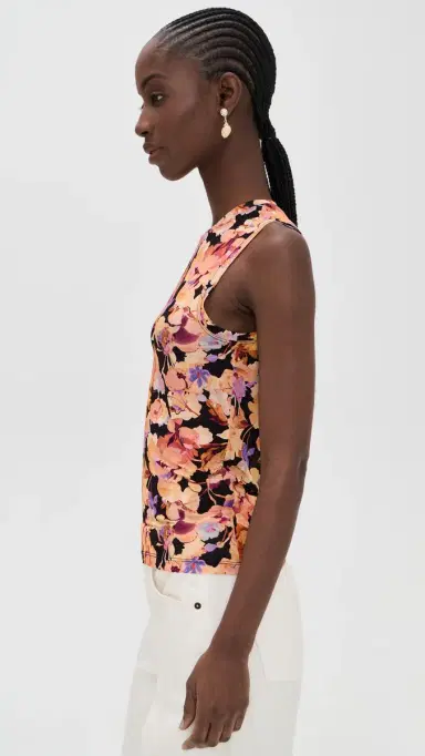 Ulla Johnson Ines Jersey Top Night Bloom | Thumbnail 4 Ulla Johnson Ines Jersey Top Night Bloom | Thumbnail 4