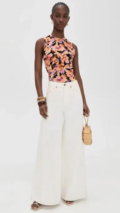 Ulla Johnson Ines Jersey Top Night Bloom | Thumbnail 5 Ulla Johnson Ines Jersey Top Night Bloom | Thumbnail 5