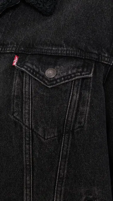 Levi's Type 3 Sherpa Trucker Jacket Built To Last Sherpa Trk M | Thumbnail 6