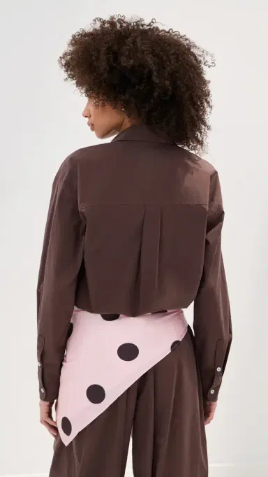 LE BOP Wylie Button Down Shirt Brown S | Thumbnail 3 LE BOP Wylie Button Down Shirt Brown S | Thumbnail 3