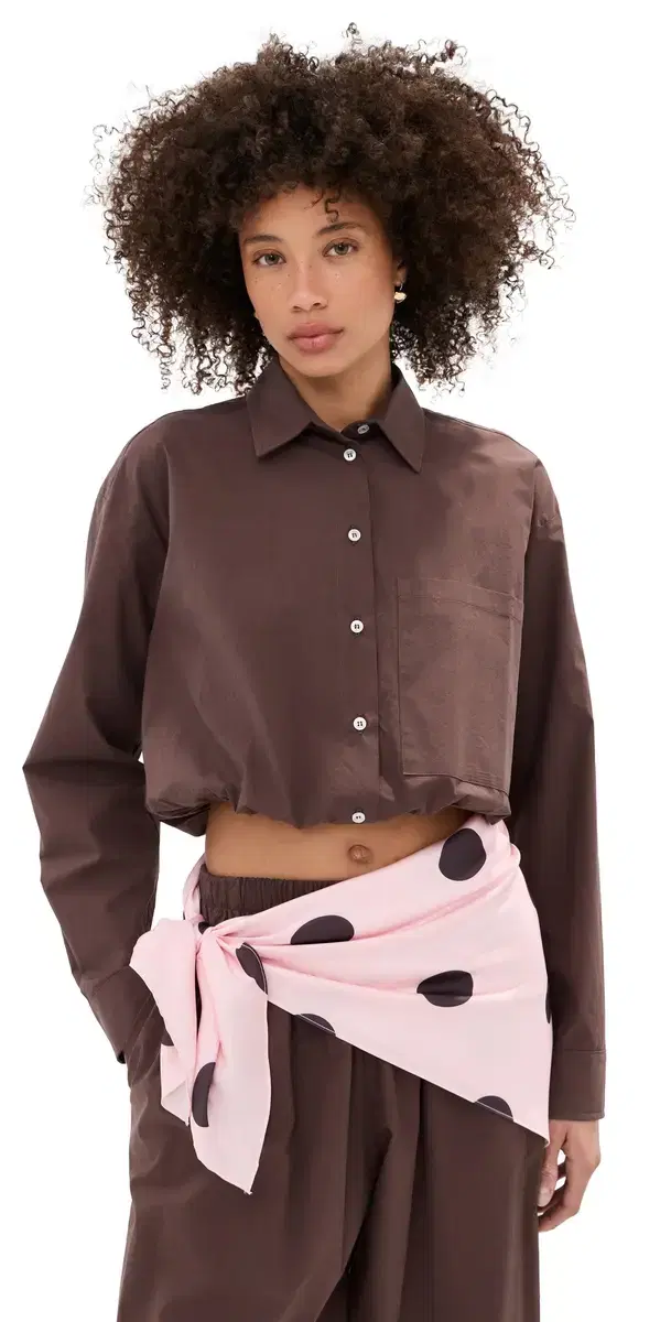 LE BOP Wylie Button Down Brown