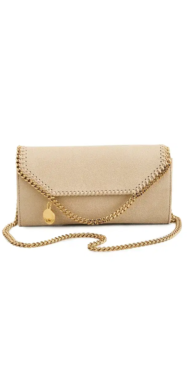 Falabella Continental Wallet On Chain Crossbody Bag Butter/Cream One Size