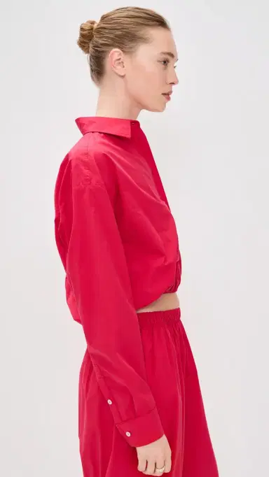 LE BOP Wylie Button Down Shirt Red L | Thumbnail 4 LE BOP Wylie Button Down Shirt Red L | Thumbnail 4