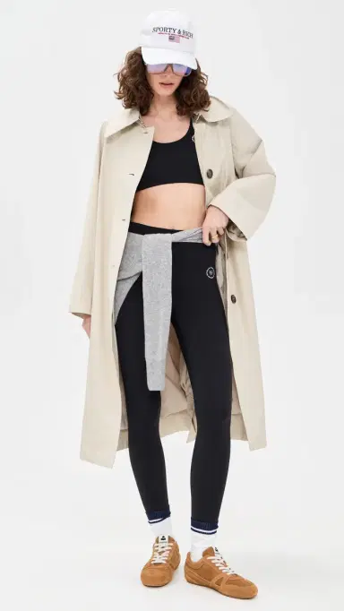 Sporty & Rich SRHWC 7/8 Leggings Black L | Thumbnail 2