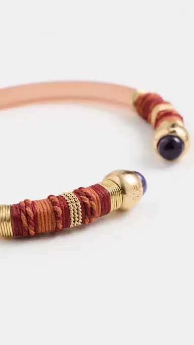 GAS Bijoux Sari Acetate Bracelet Orange One Size | Thumbnail 4