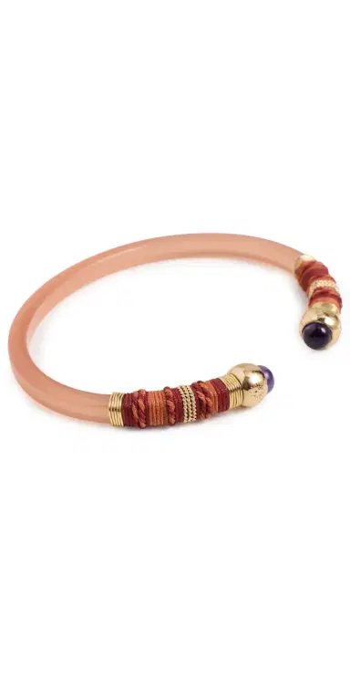 GAS Bijoux Sari Acetate Bracelet Orange One Size | Thumbnail 1