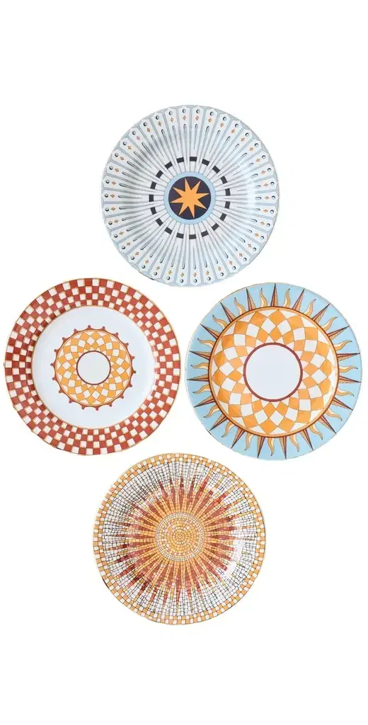 La DoubleJ Dessert Plates Set of 4 Solar One Size