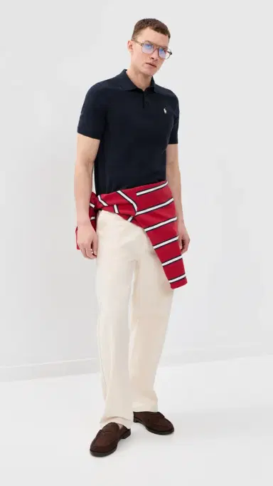 Polo Ralph Lauren Cotton Sweater Polo Hunter Navy | Thumbnail 5