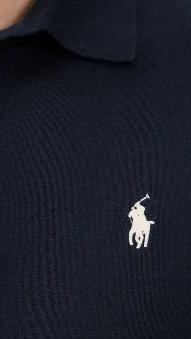 Polo Ralph Lauren Cotton Sweater Polo Hunter Navy | Thumbnail 6