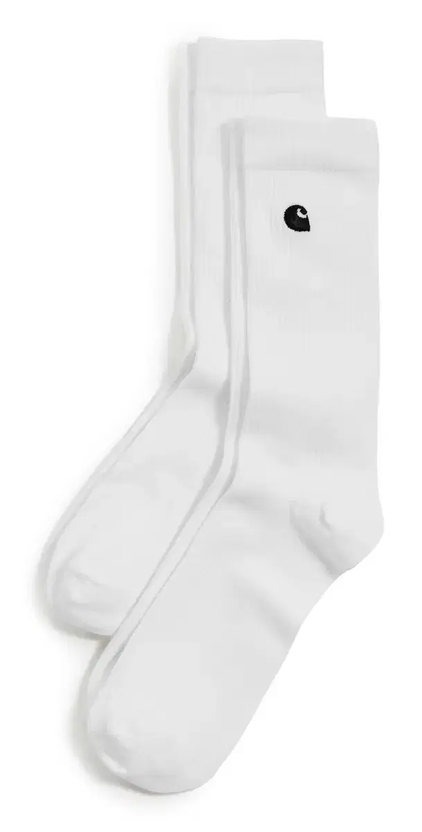 Carhartt WIP Madison Socks 2 Pack White/Black One Size