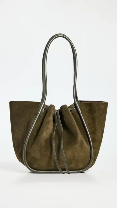 Proenza Schouler Large Ruched Tote In Soft Suede | Thumbnail 2