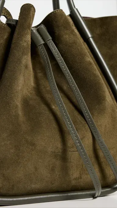 Proenza Schouler Large Ruched Tote In Soft Suede | Thumbnail 5