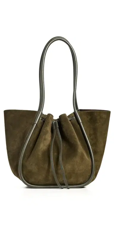 Proenza Schouler Large Ruched Tote In Soft Suede | Thumbnail 1