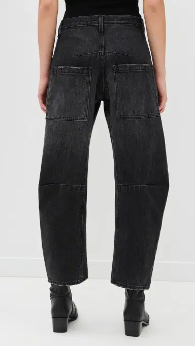 Nili Lotan Shon Jeans Stone Black Wash | Thumbnail 3