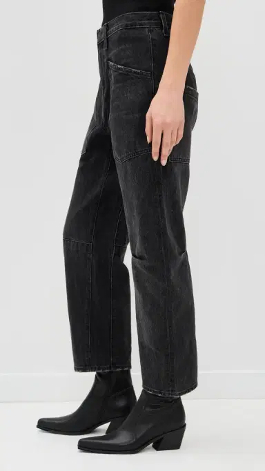 Nili Lotan Shon Jeans Stone Black Wash | Thumbnail 4