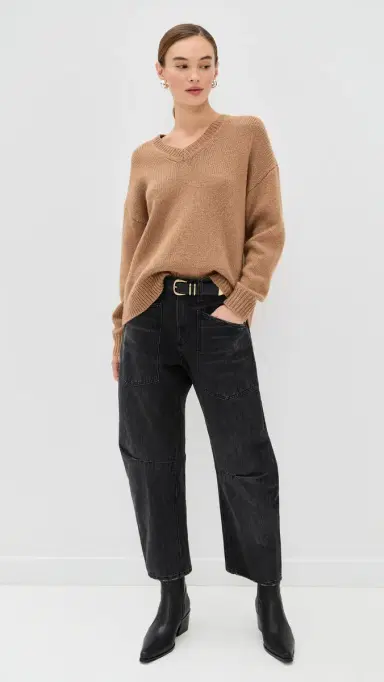 Nili Lotan Shon Jeans Stone Black Wash | Thumbnail 5