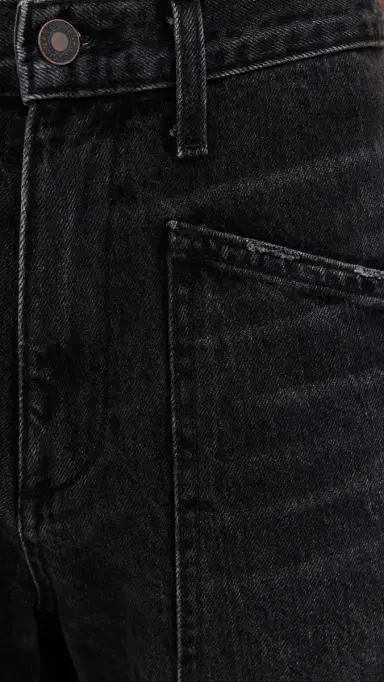 Nili Lotan Shon Jeans Stone Black Wash | Thumbnail 6
