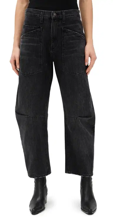 Nili Lotan Shon Jeans Stone Black Wash | Thumbnail 1